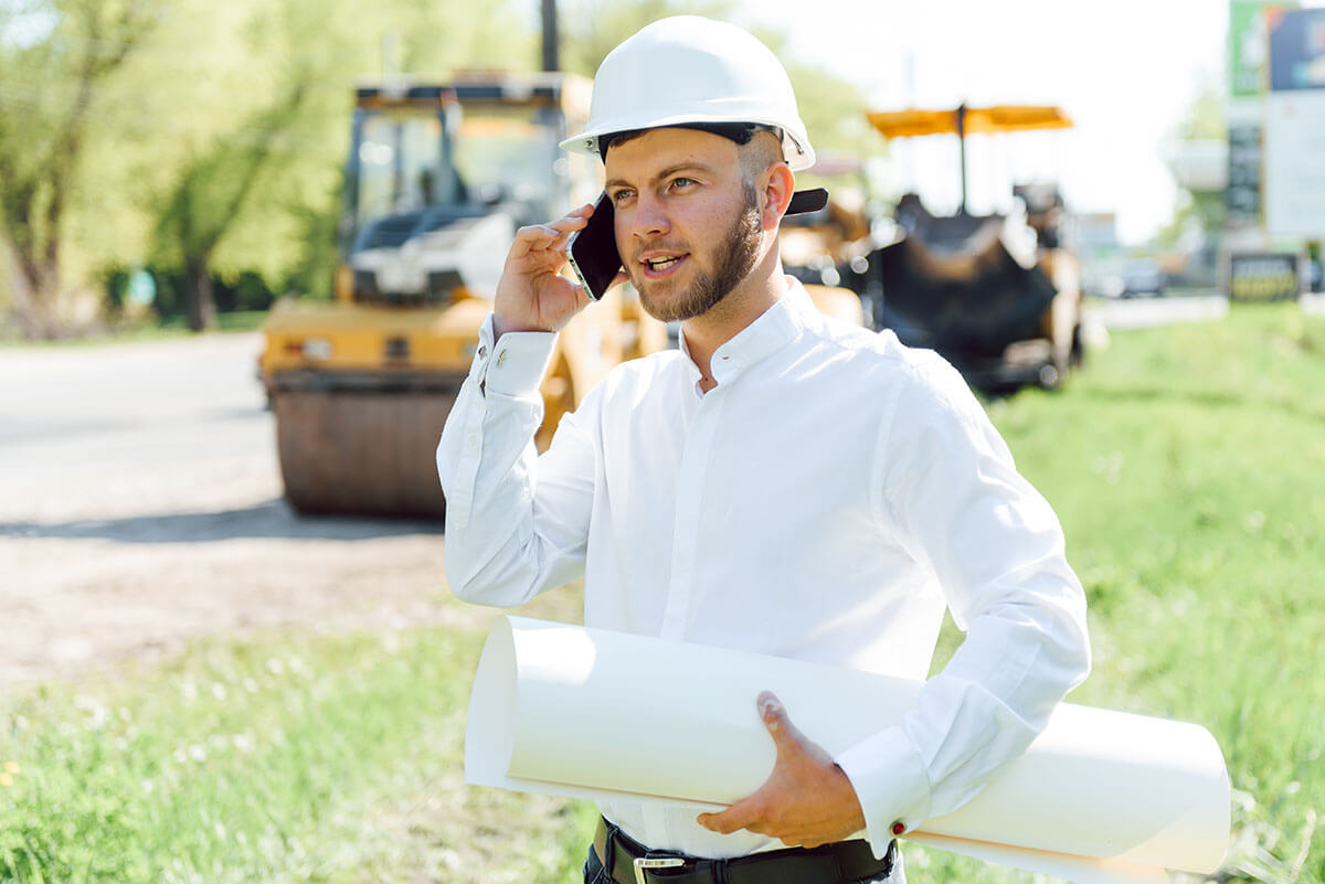 engineer calling Civil Construction Company in Houma